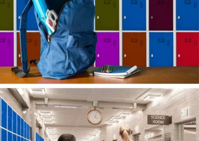 Taquillas metálicas para centros educativos