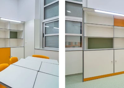 Muebles y almacenaje fenólico en clases