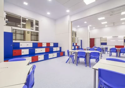 Mobiliario fenólico en espacios educativos