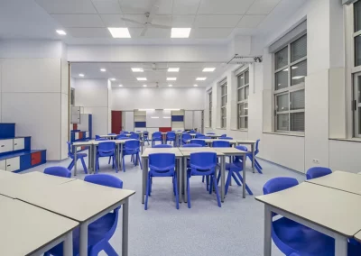 Mobiliario fenólico en escuelas
