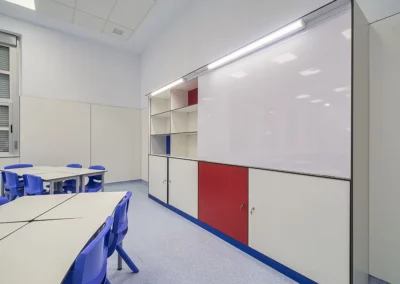 Mobiliario fenólico en colegios