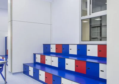 Almacenaje para aulas en material fenólico