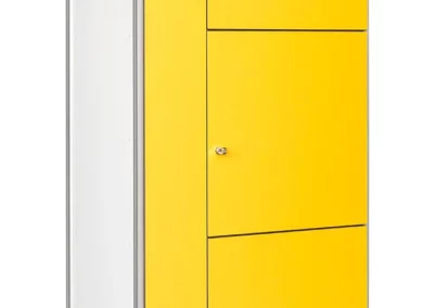 Taquillas especiales en material fenólico en color amarillo 4