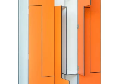 Taquillas con puertas fenólicas diseñadas a medida