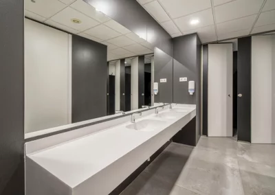 Material fenólico apto para baños y lavabos